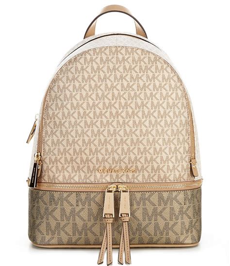 rhea michael kors backpack|Michael Kors rhea colorblock backpack.